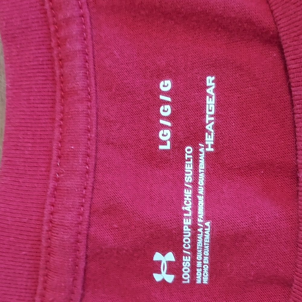Under Armour L men's red Wisconsin Badgers T. - Picture 4 of 4